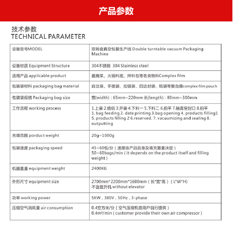 酱菜包装机