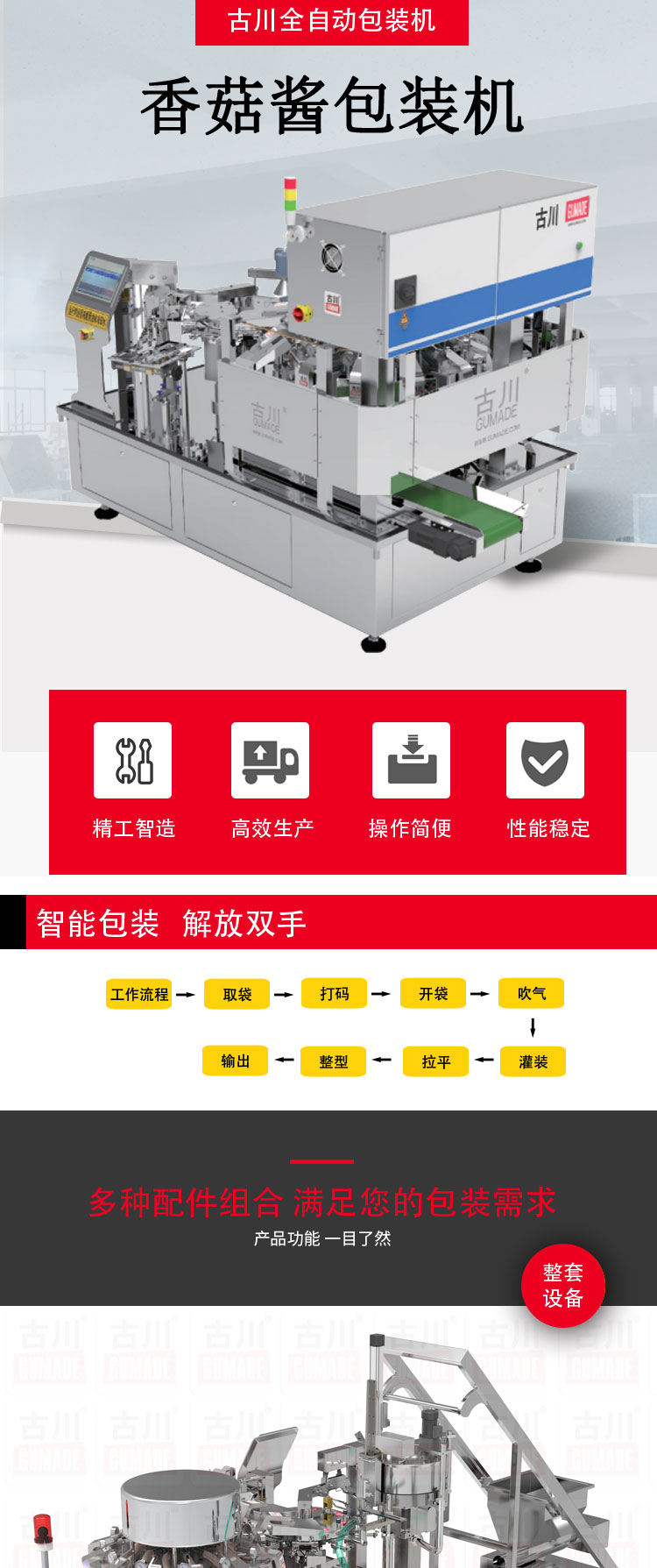 香菇酱<a href='www.gumade.com' target='_blank'><u>包装机</u></a>